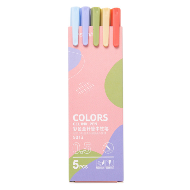 Juego de lápiz de gel de color plástico al por mayor